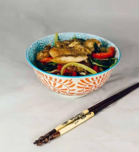 BOl de Poulet à la citronnelle et au gingembre