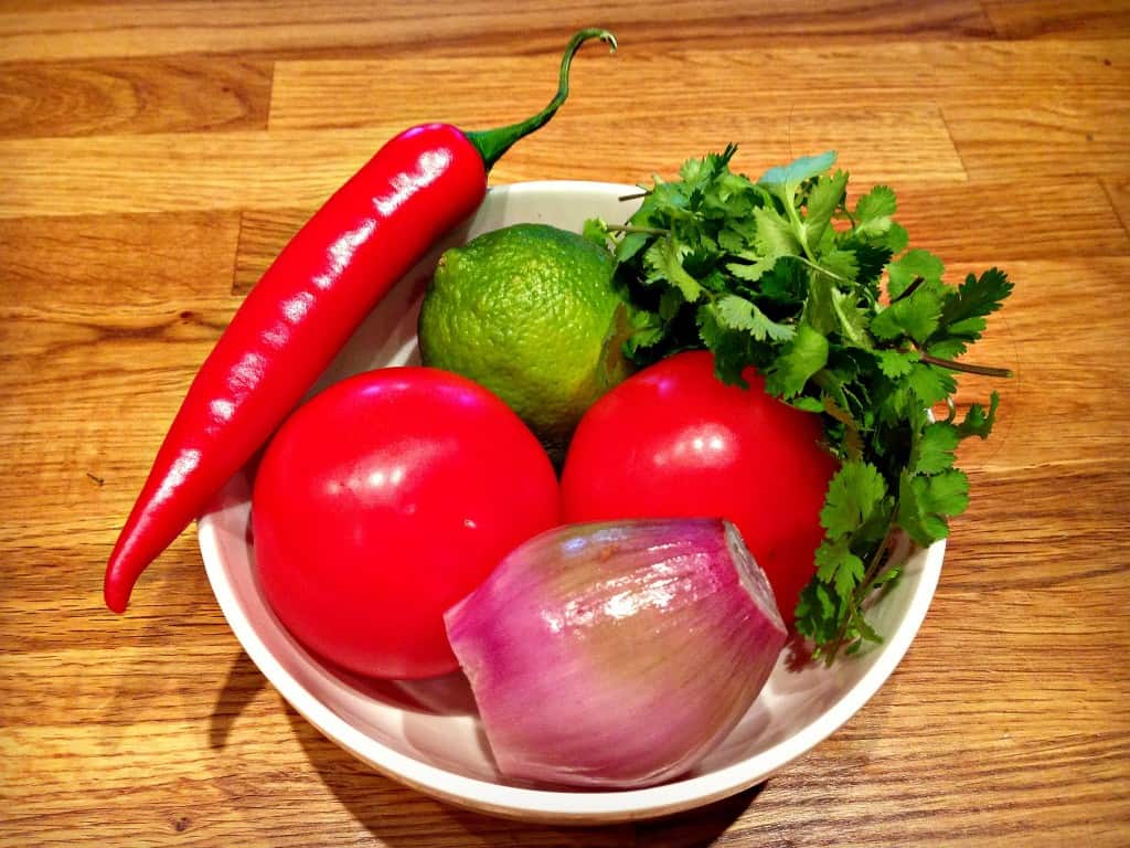 Pico de gallo : ingrédients