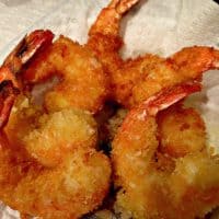 Crevettes panées à la noix de coco