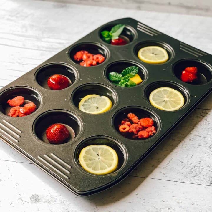 Glaçons géants aux petits fruits