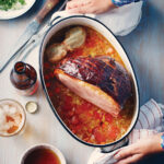 Beer and maple braised ham. Photo: Ryan Szulc