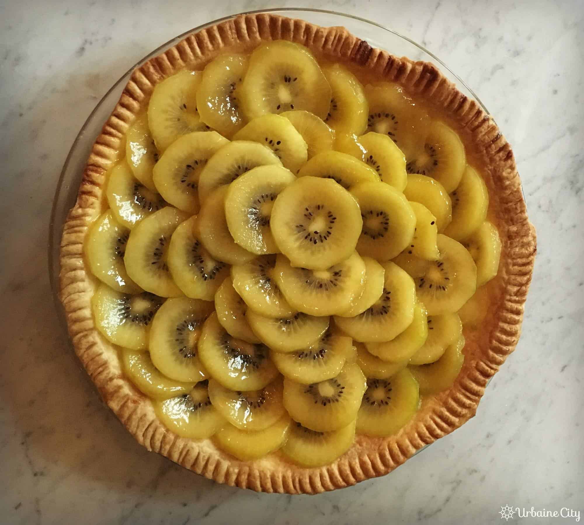 Tarte aux kiwis - Zespri SunGold Kiwifruit