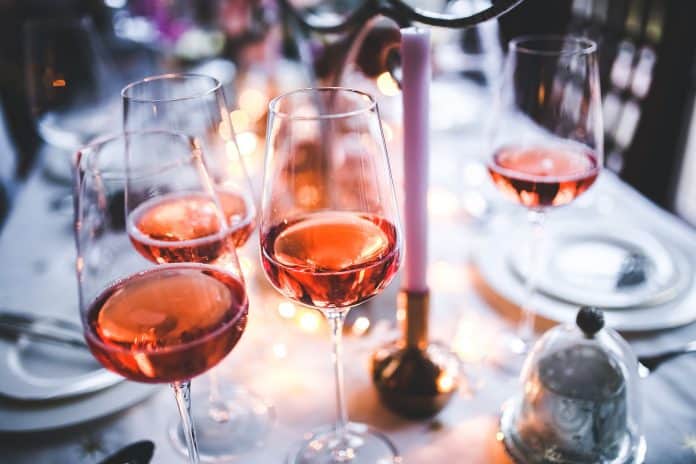 Vins rosé Coupes de vins rosé