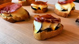 Bruschettas en 4 déclinaison