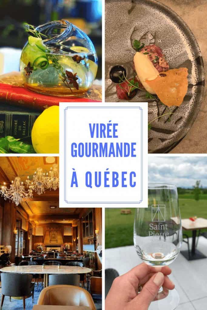 Virée gourmande à Québec: découvrez le Grand Marché, les cocktails du 1608 au Château Frontenac, la table créative du chef Stéphane Modat au Champlain, le St-Pierre, un nouveau vignoble sur l'île d'Orléans et la torréfaction des cafés de la Maison Smith.