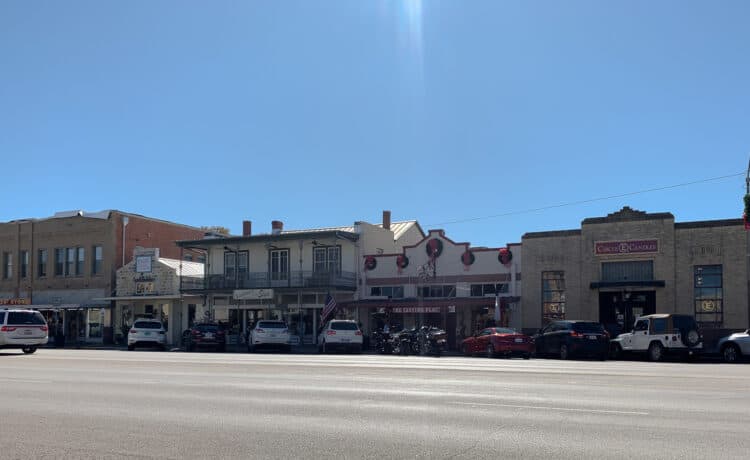 Rue principale de Fredericksburg