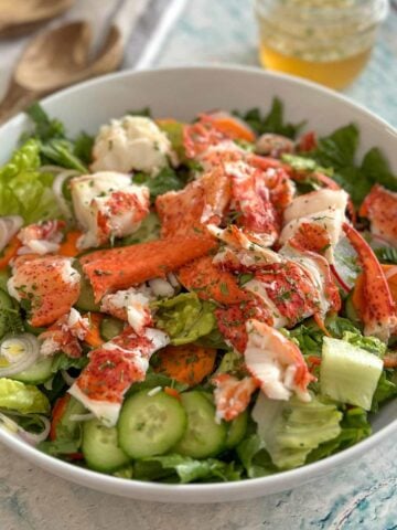 Salade de homard à l'asiatique