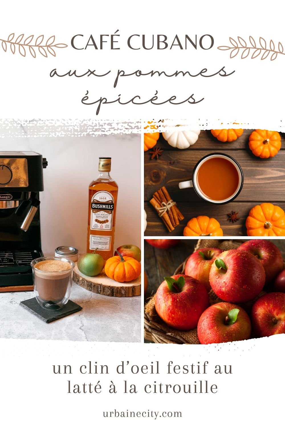 Café Cubano aux pommes épicées : clin d’oeil festif au latté à la citrouille