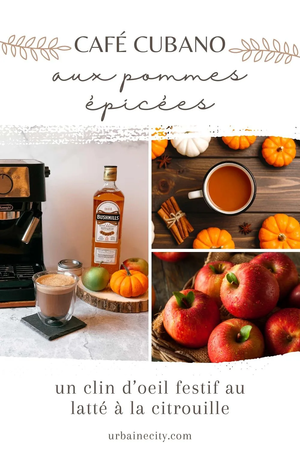 Café Cubano aux pommes épicées : clin d’oeil festif au latté à la citrouille