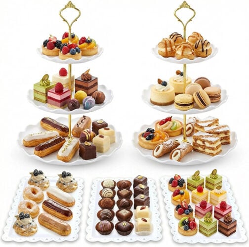 Lot de 5 présentoirs à desserts | Amazon