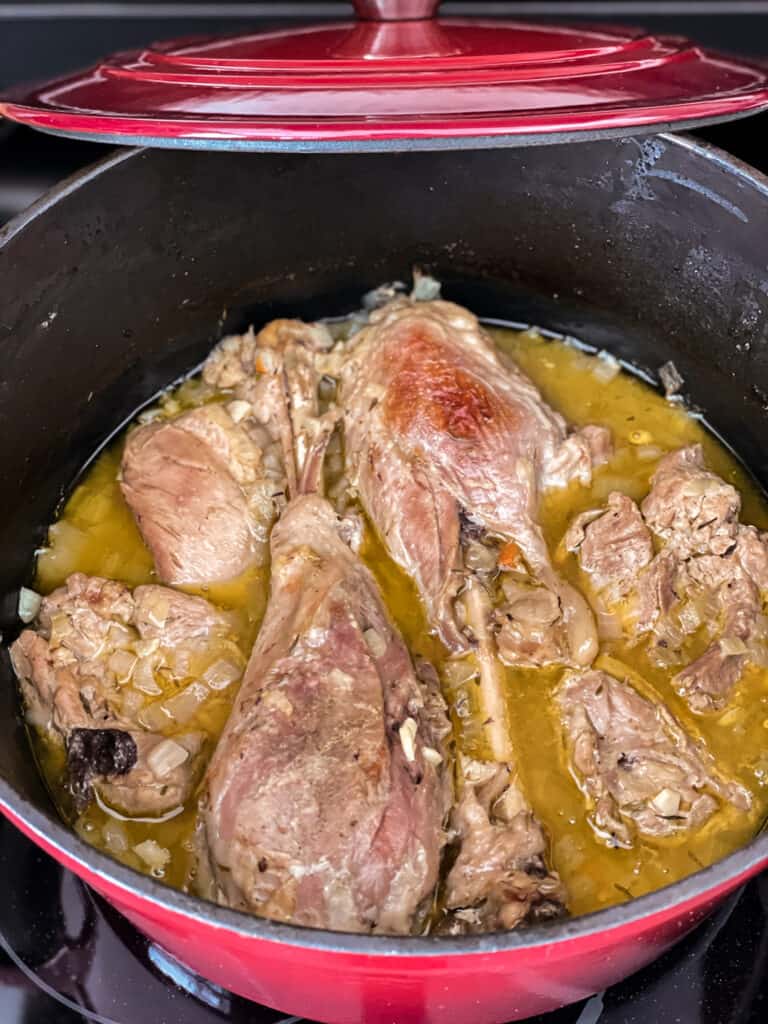 Braised and Pulled Turkey Pasta