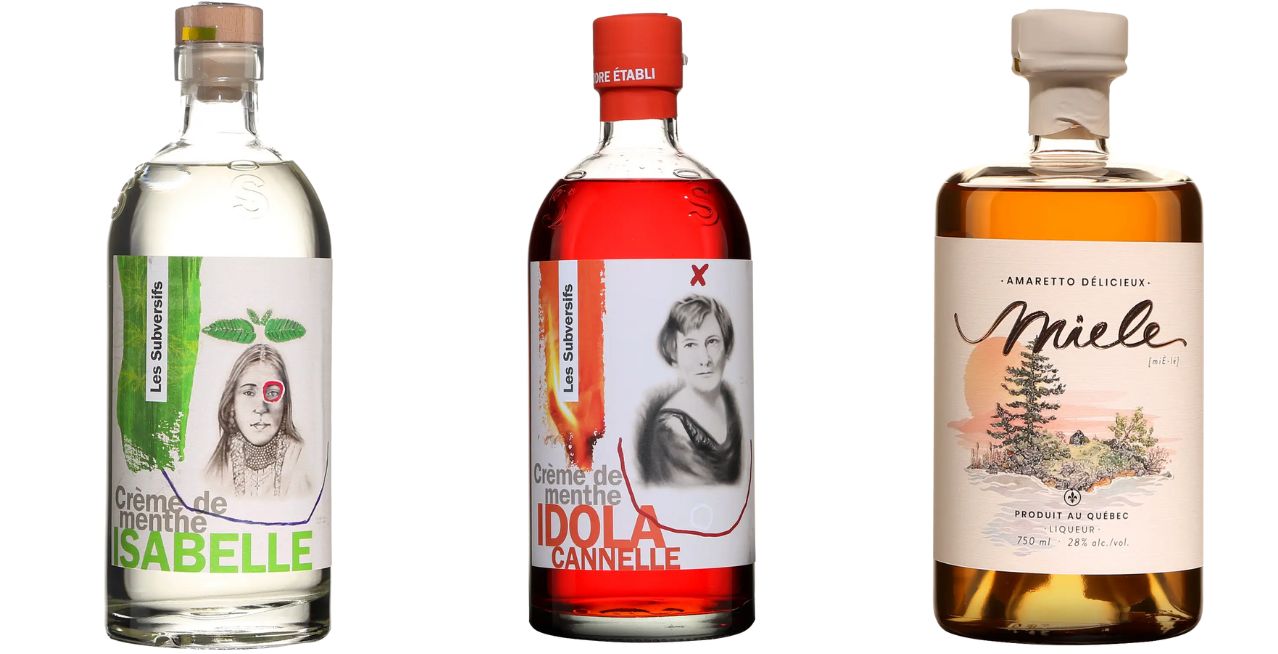 Spiritueux à offrir ou pour garnir son bar maison : Crème de Menthe Isabelle, Idola à la cannelle et Miele
