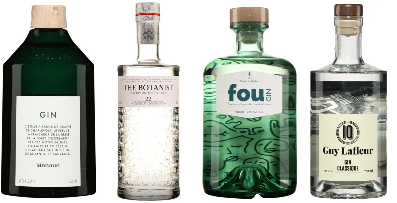 Gins &agrave; offrir en cadeaux