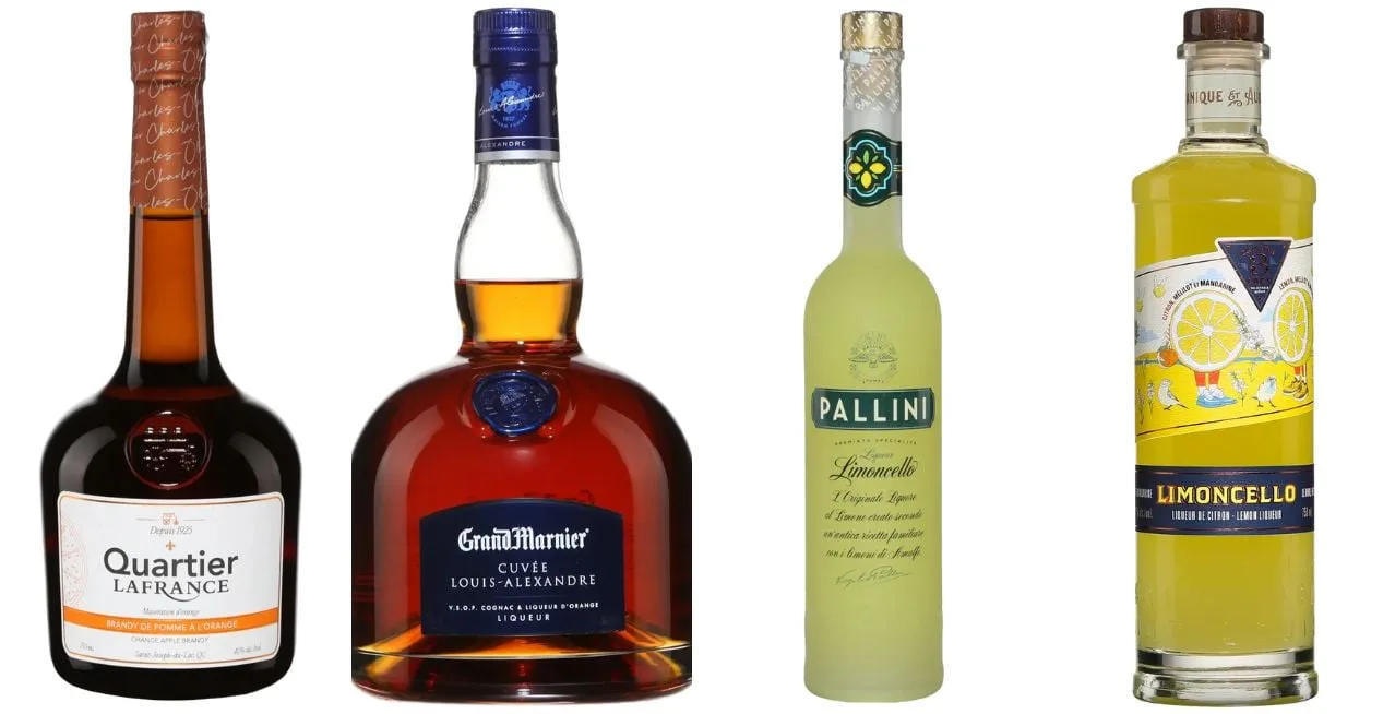 Spiritueux &agrave; offrir: Quartier Lafrance, Louis Alexandre, Limoncello Pallini et Limoncello 3 Lacs