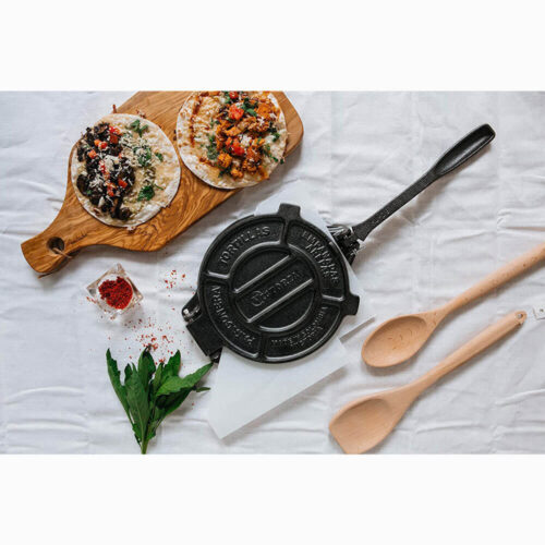 Victoria 85008 Cast Iron Tortilla Press, 8-Inch