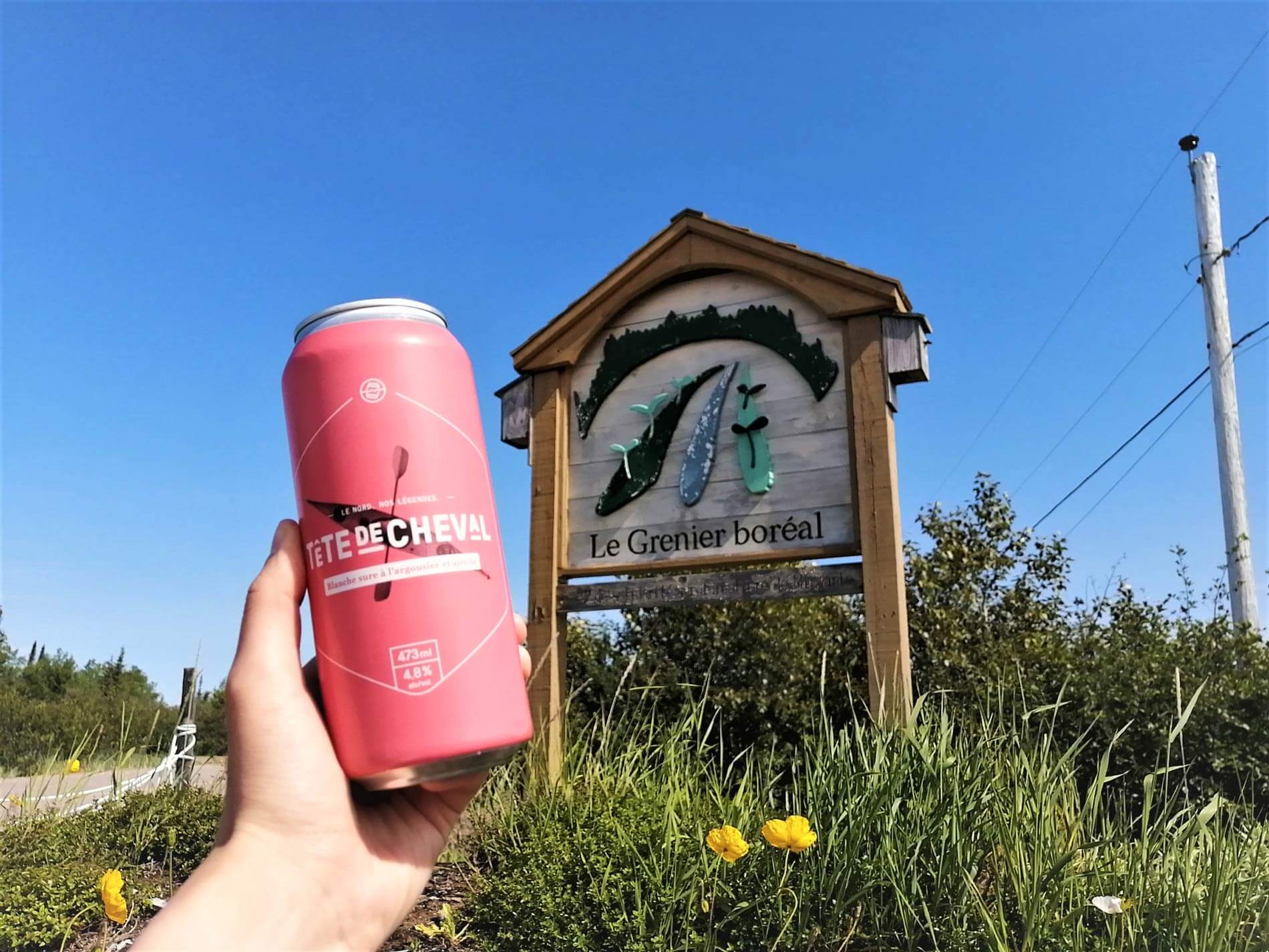 Bière de la microbrasserie St-Pancrace