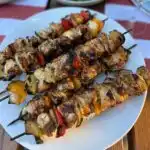 Brochette de poulet à la grecque