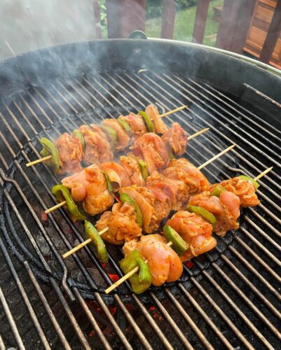 Brochettes de poulet à la grecque - Urbaine City