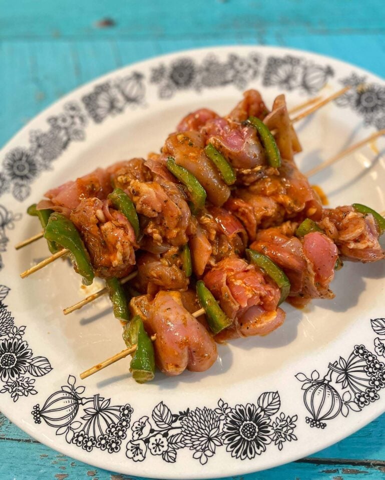 Brochettes de poulet à la grecque - Urbaine City
