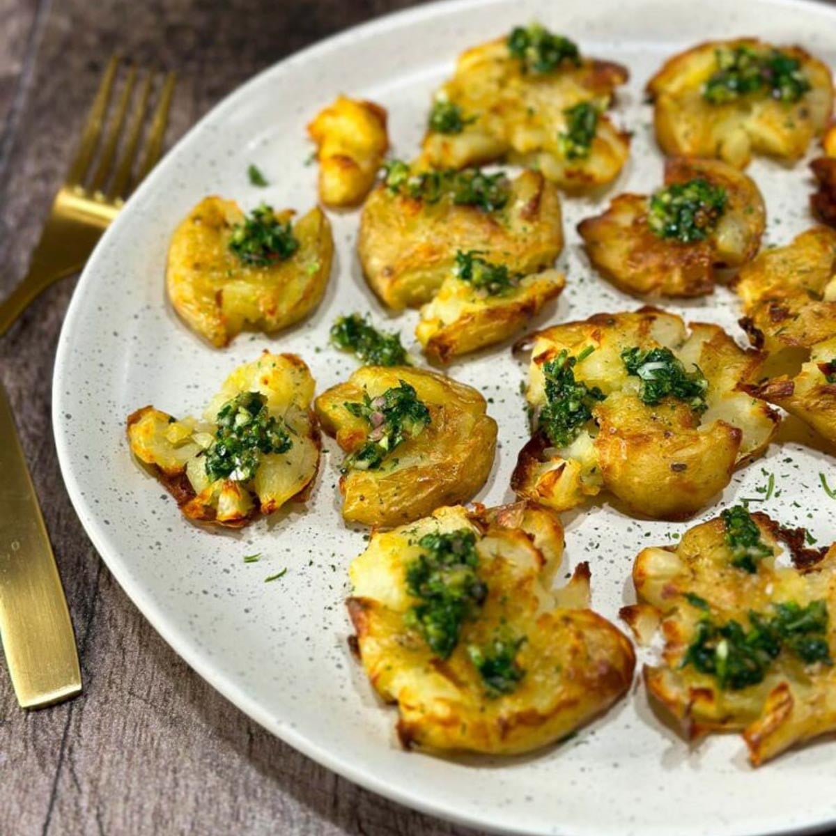 Crispy Smashed Potatoes