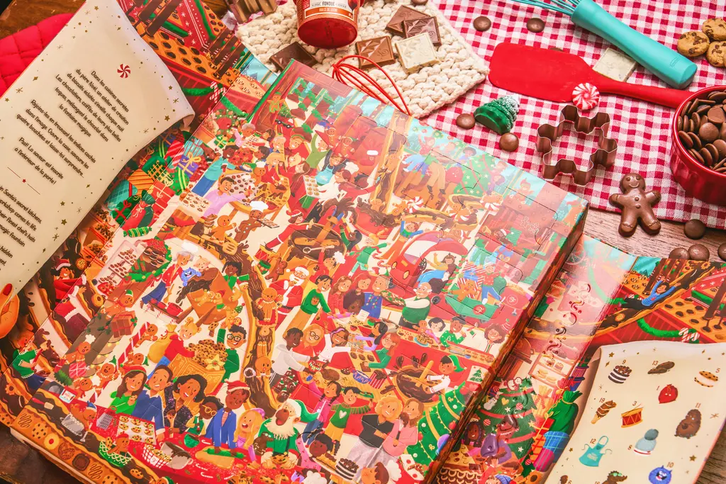 Calendrier de l'Avent à partager Chocolats Favoris