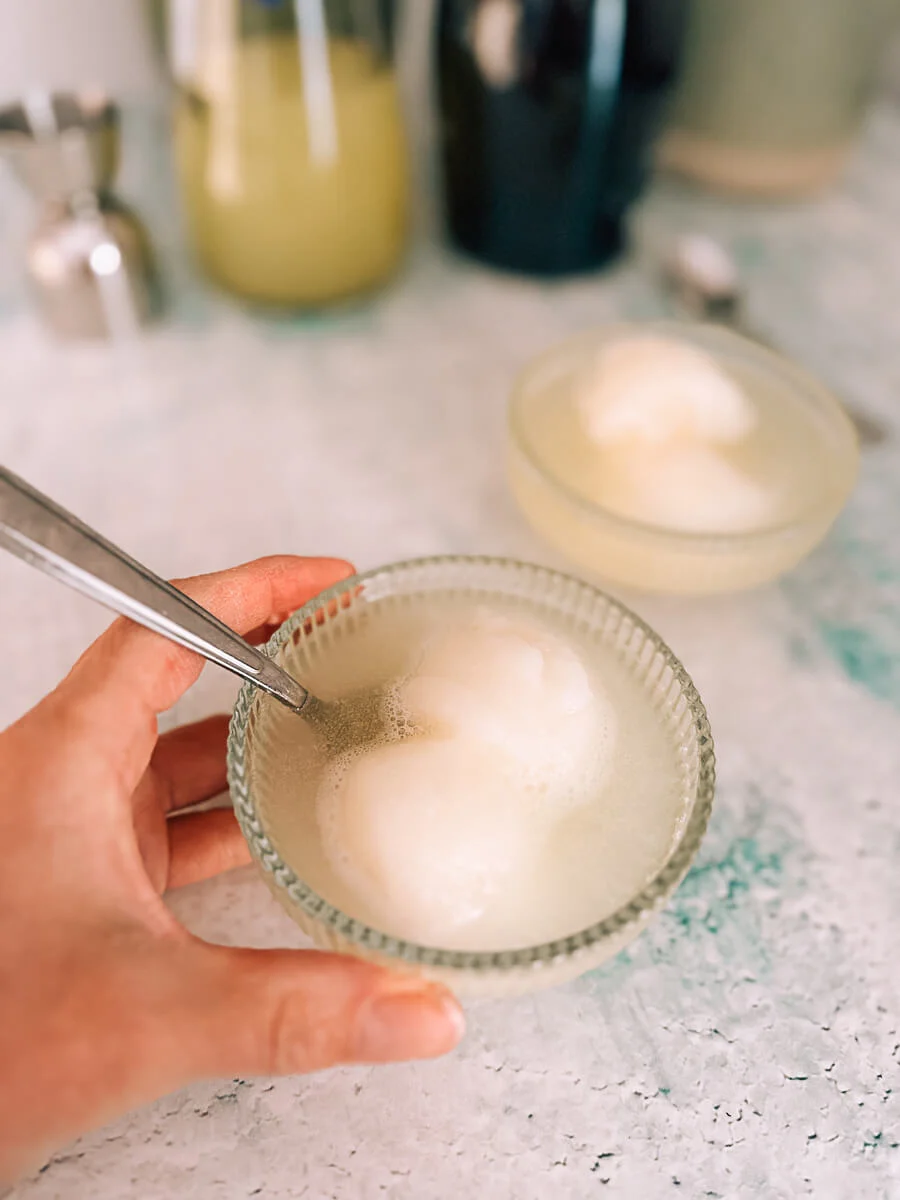 Sgroppino with limoncello