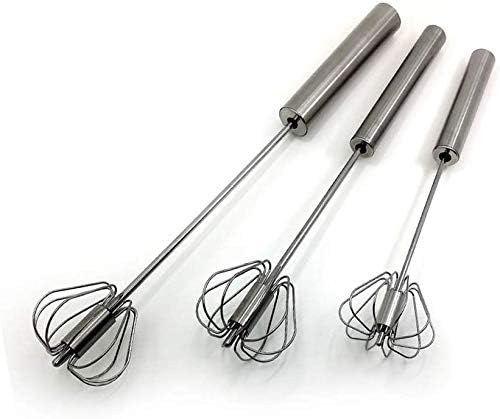 Stainless Steel Semi-Automatic Hand Whisk |Amazon
