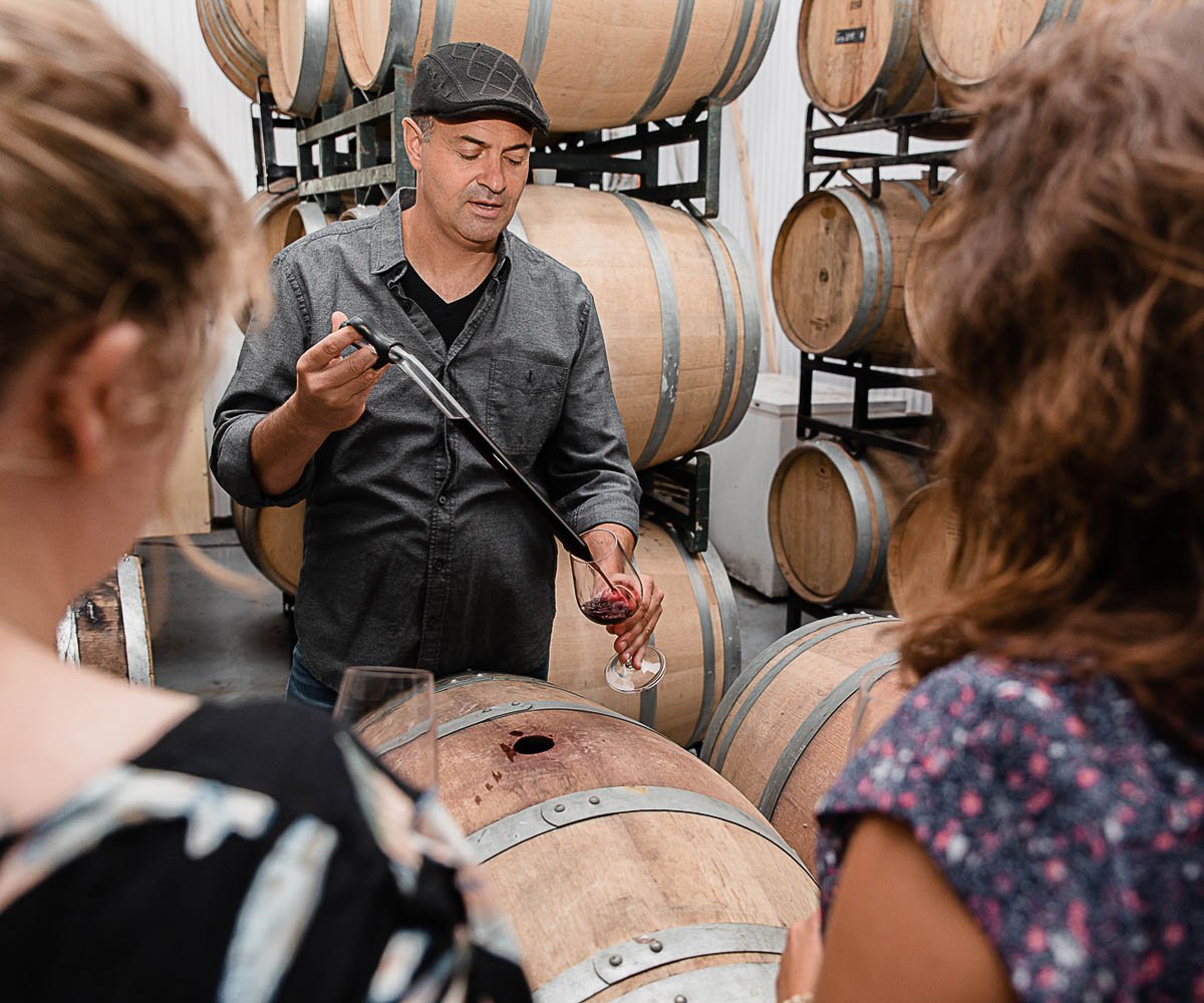 Simon Naud au Vignoble de La Bauge