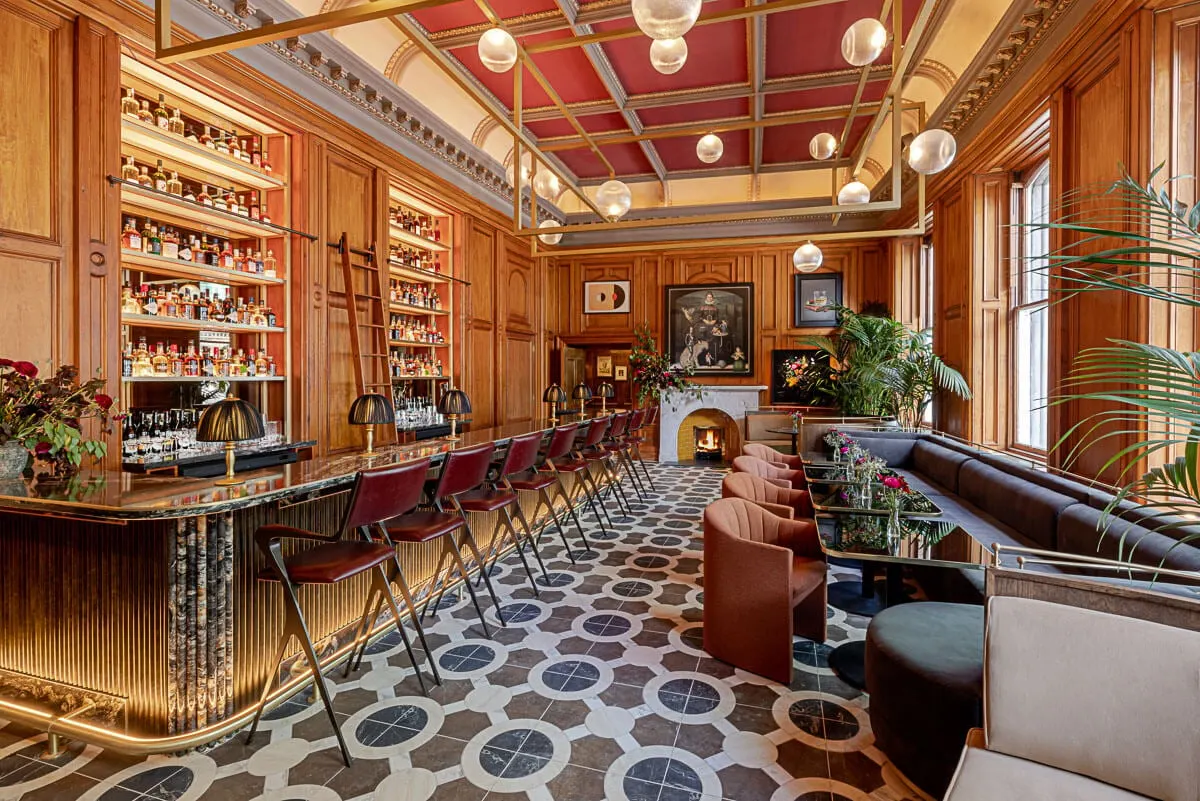 Commons Club Bar at Virgin Hotels Edinburgh