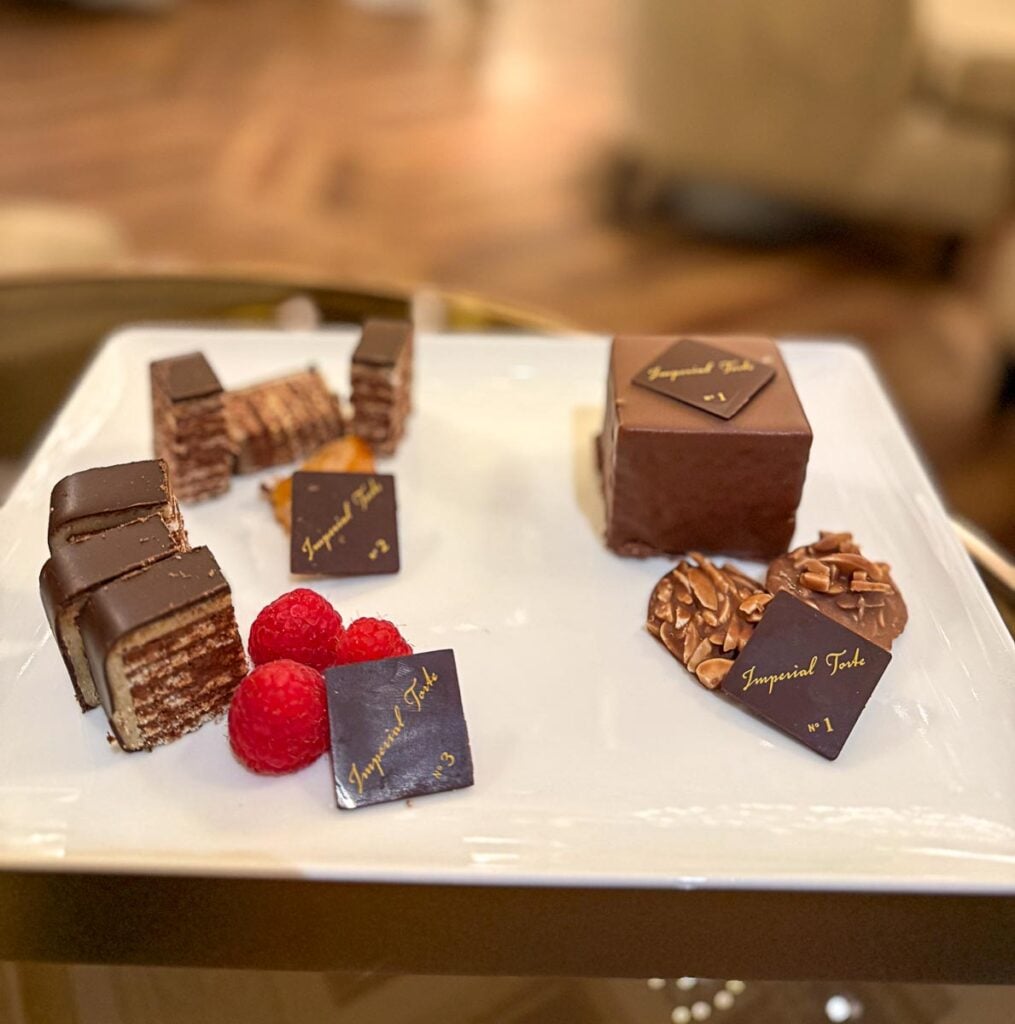 Le fameux gateau Imperial de l'hôtel Imperial