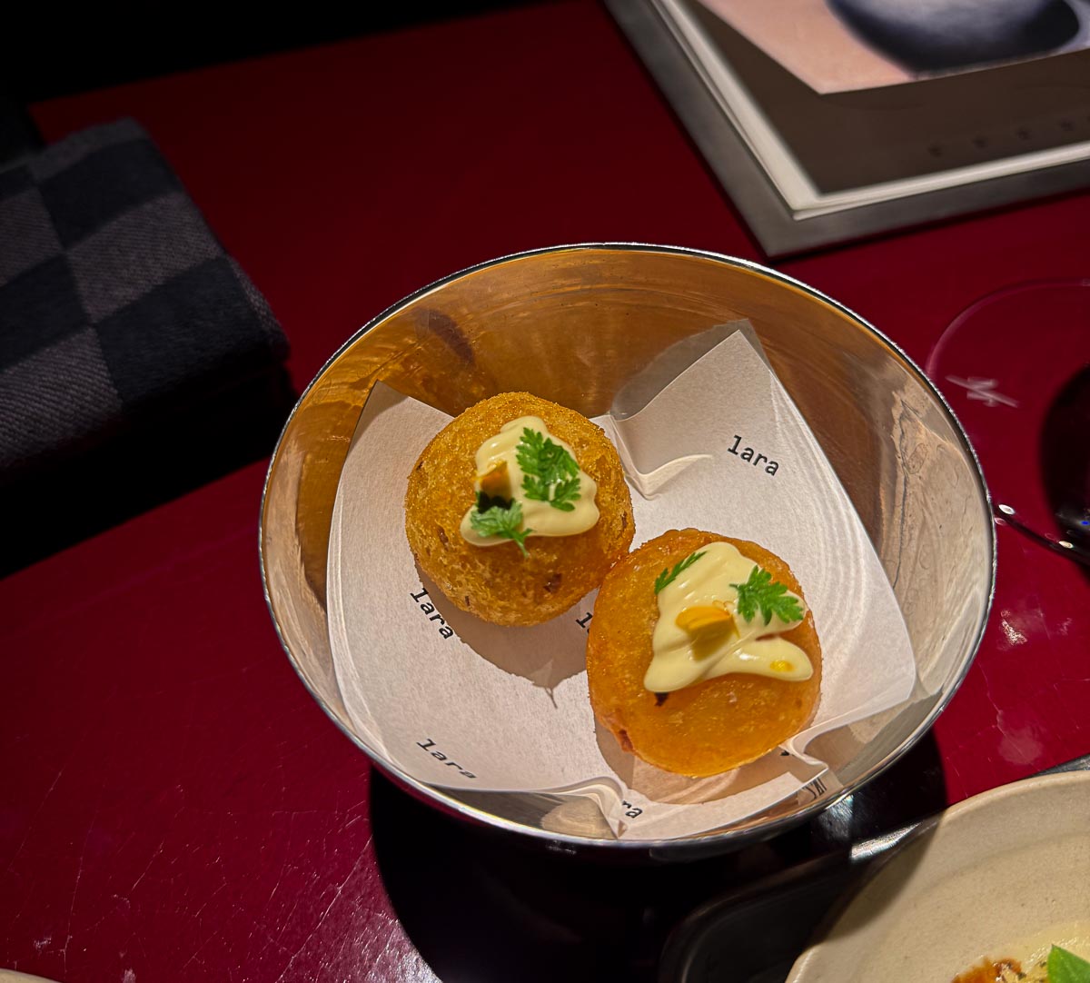 Entrées servies chez Lara