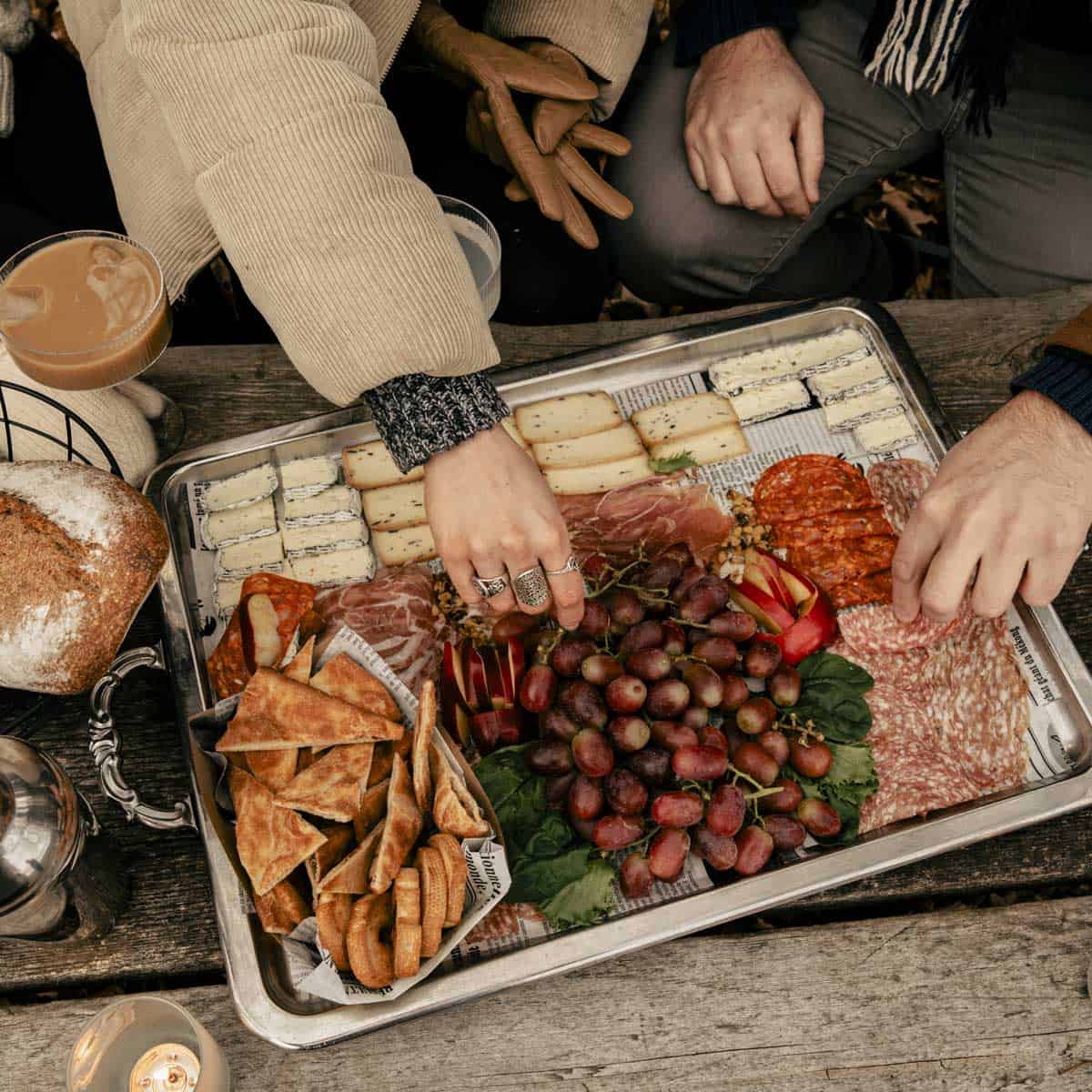 Planche de charcuteries et de fromages