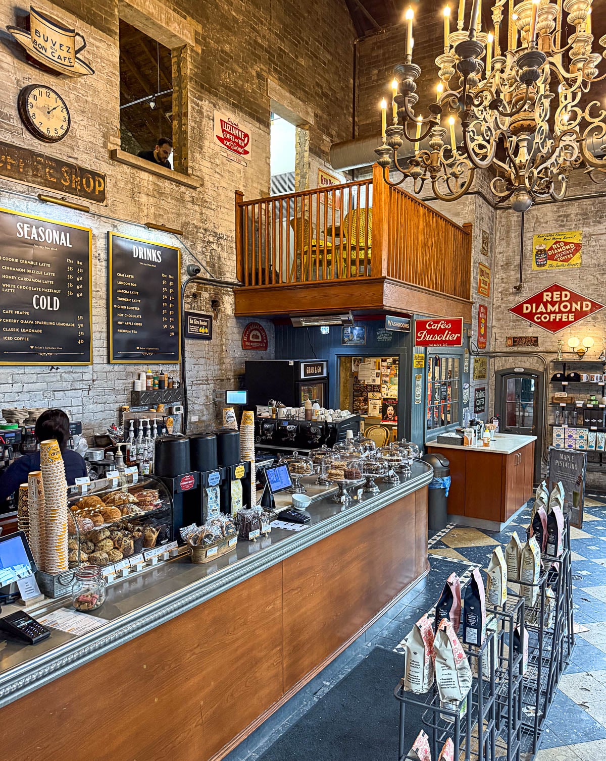 Intérieur du Balzac's Café - Toronto