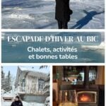 Escapade d'hiver au Bic: chalet, activités et bonnes tables
