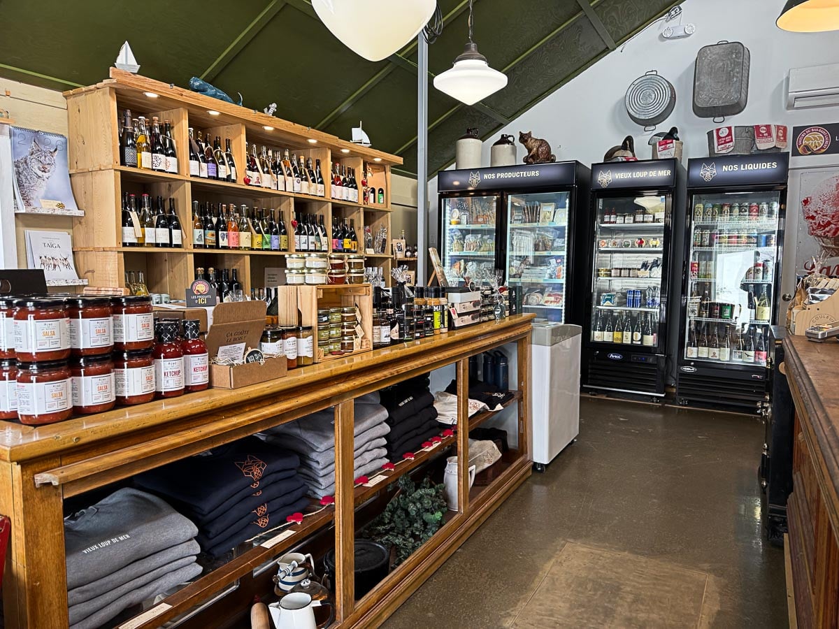 Intérieur de la boutique du Garde-Manger