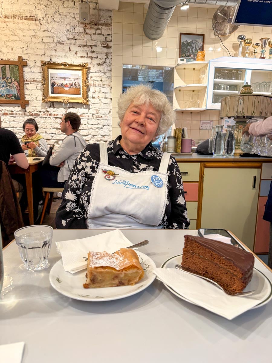 Une des grands-mamans chez Vollpension