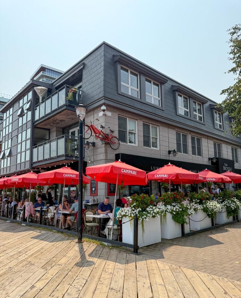 Façade du restaurant The Bicycle Thief