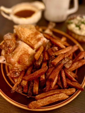 Repas de poulet Chez Cecile