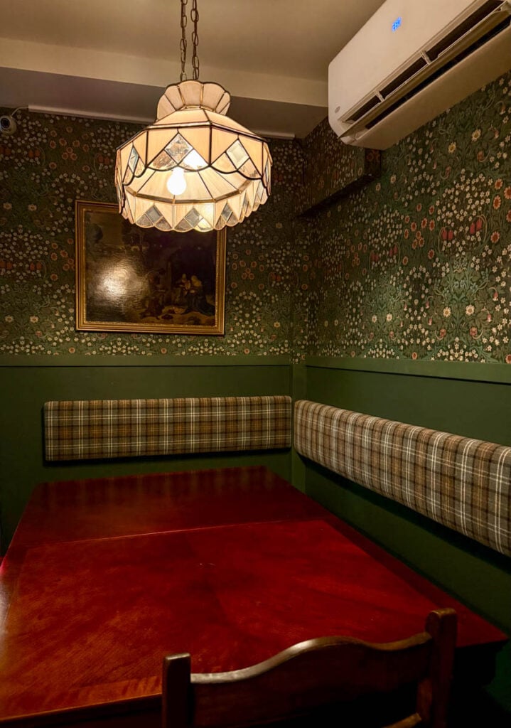 Intérieur du restaurant Chez Cecile