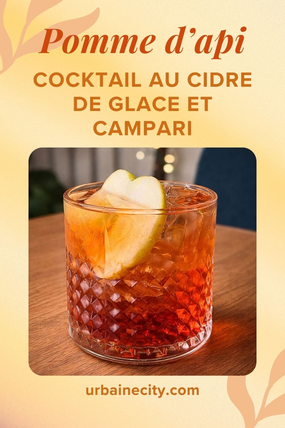 Recette de cocktail au cidre de glace