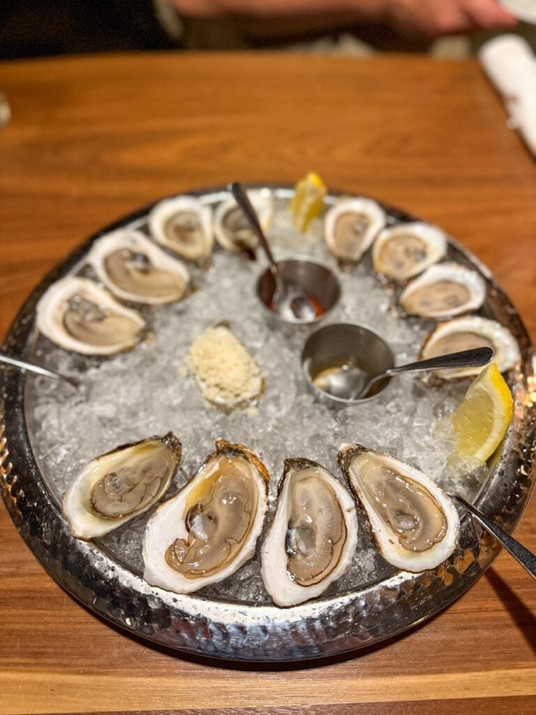 Huîtres chez The Press Gang