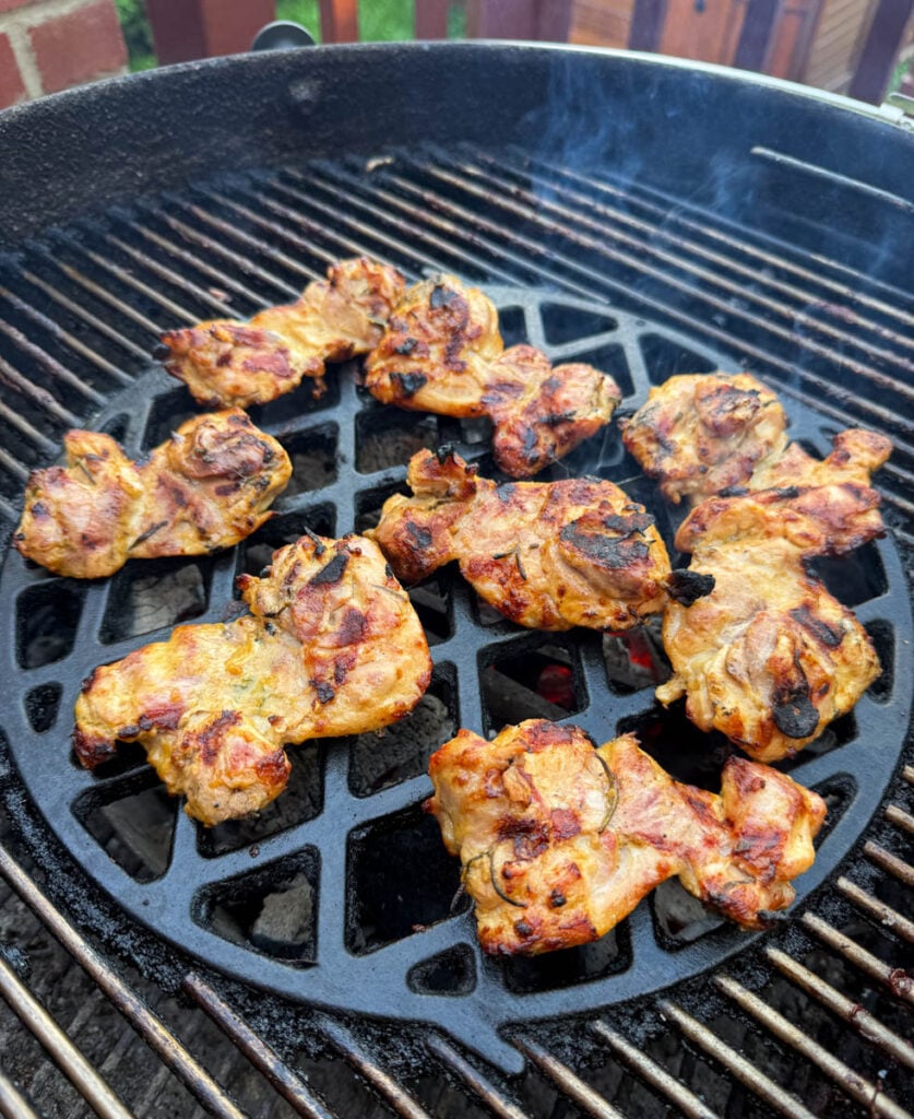 Hauts de cuisse de poulet - cuisson directe