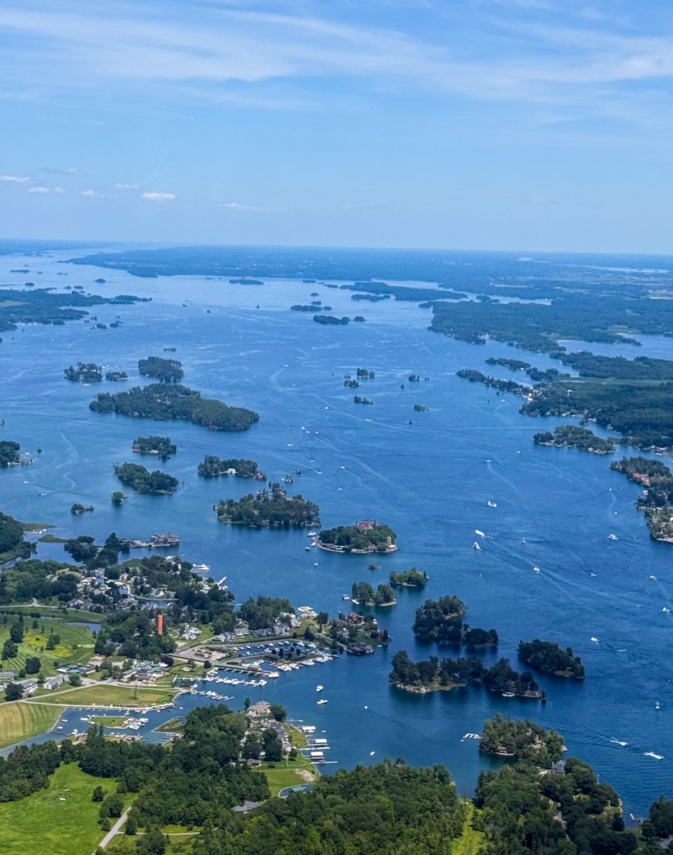 L'immensité bleue des Thousand Islands