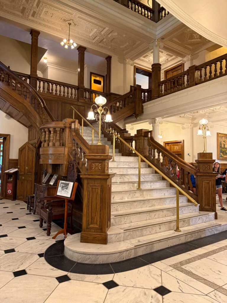 Le hall d'entrée de Boldt Castle