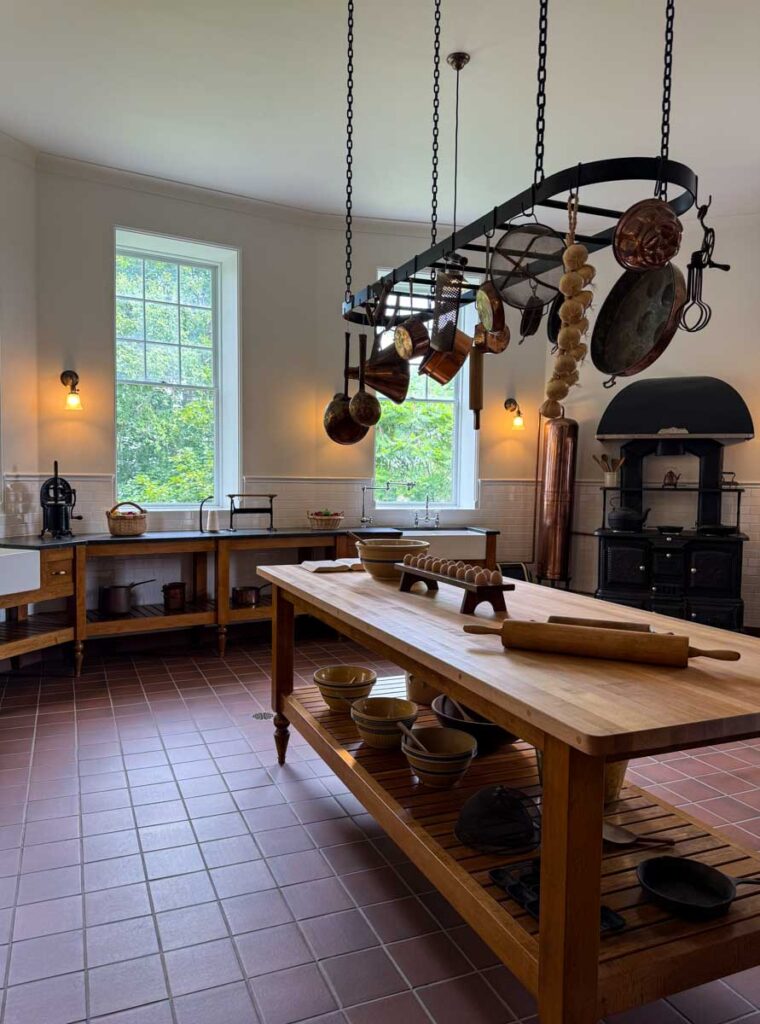 Ce qui aurait été la cuisine au Boldt Castle