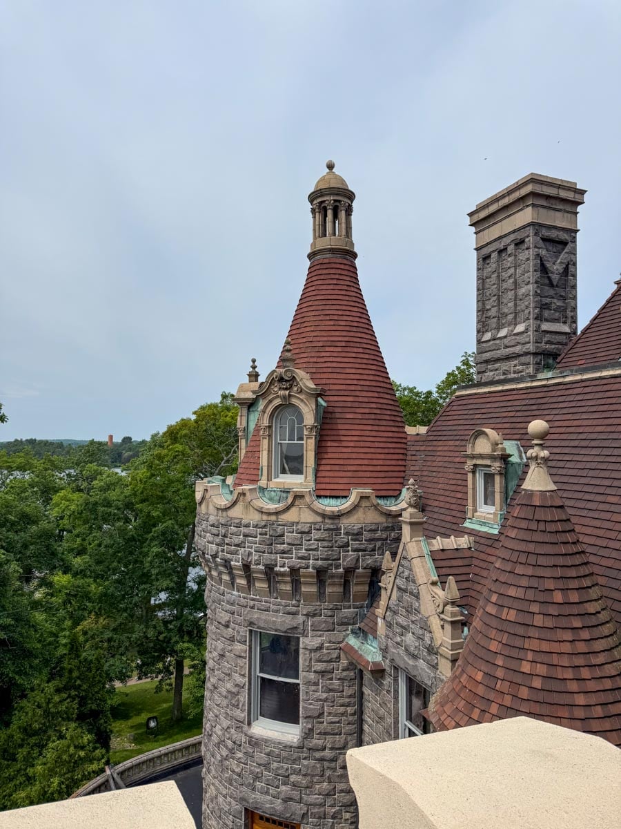 Les toits de Boldt Castle