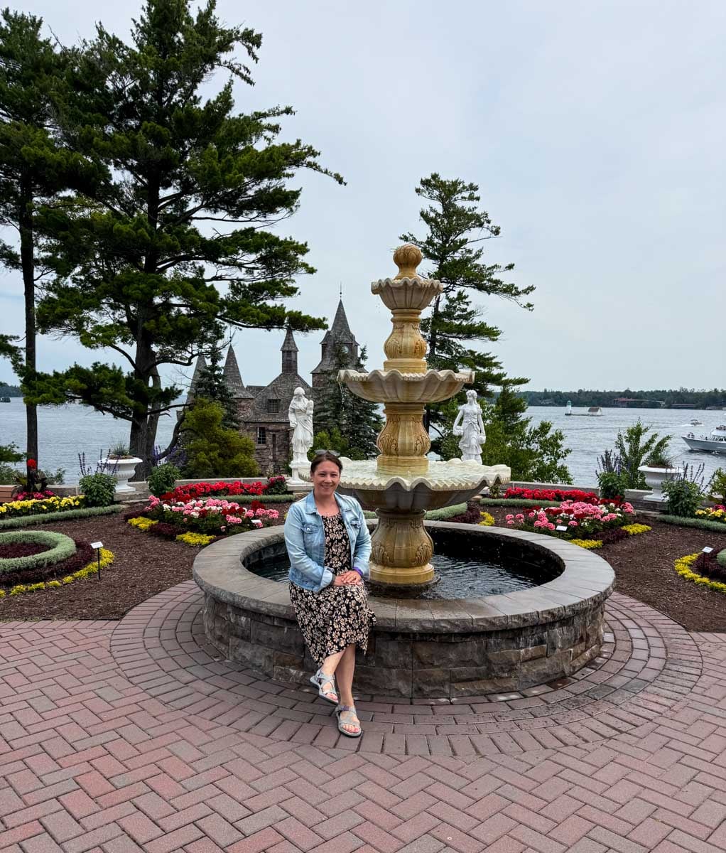 Dans les jardins de Boldt Castle