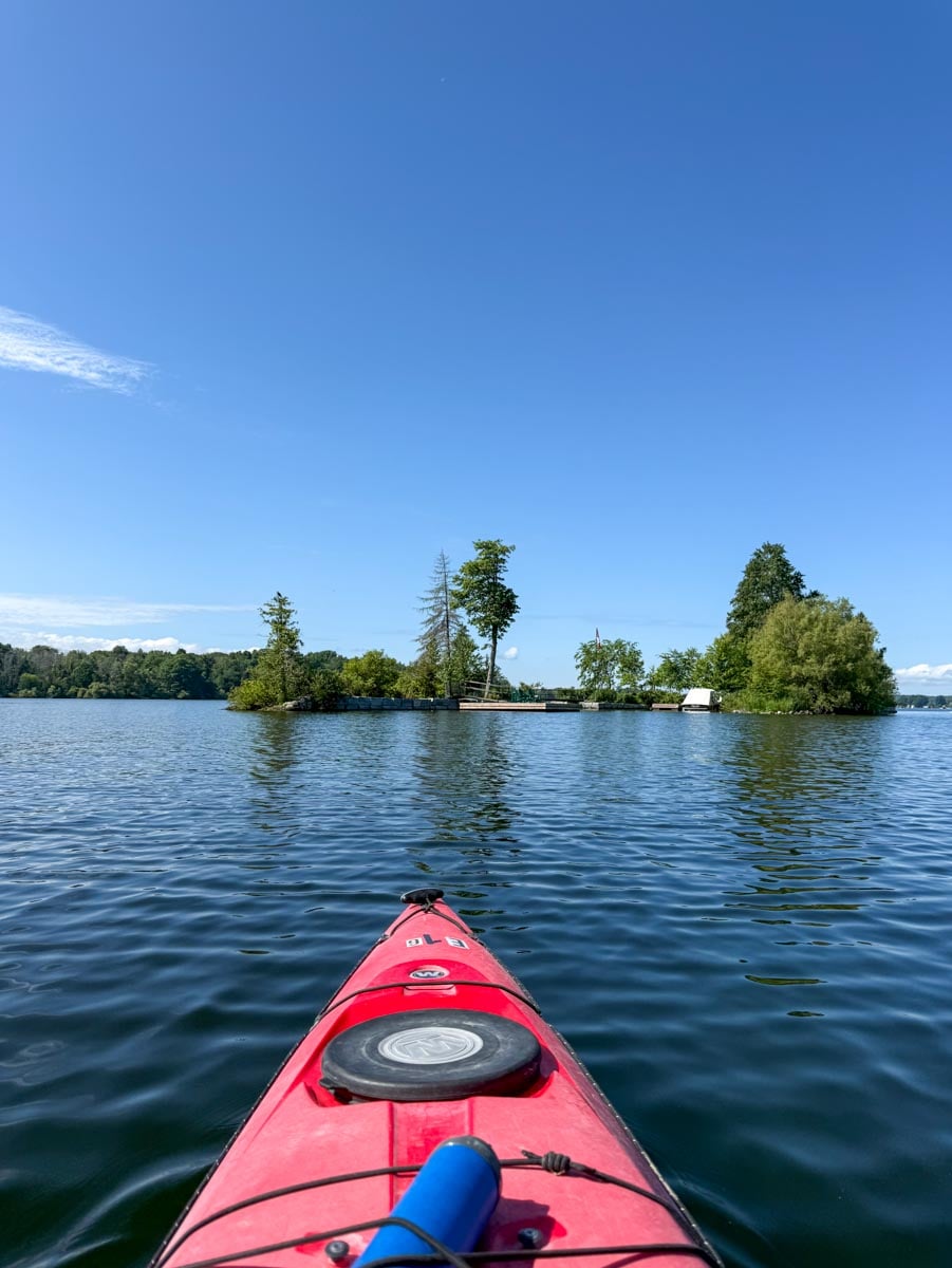 En kayak pour découvrir les Thousand Islands