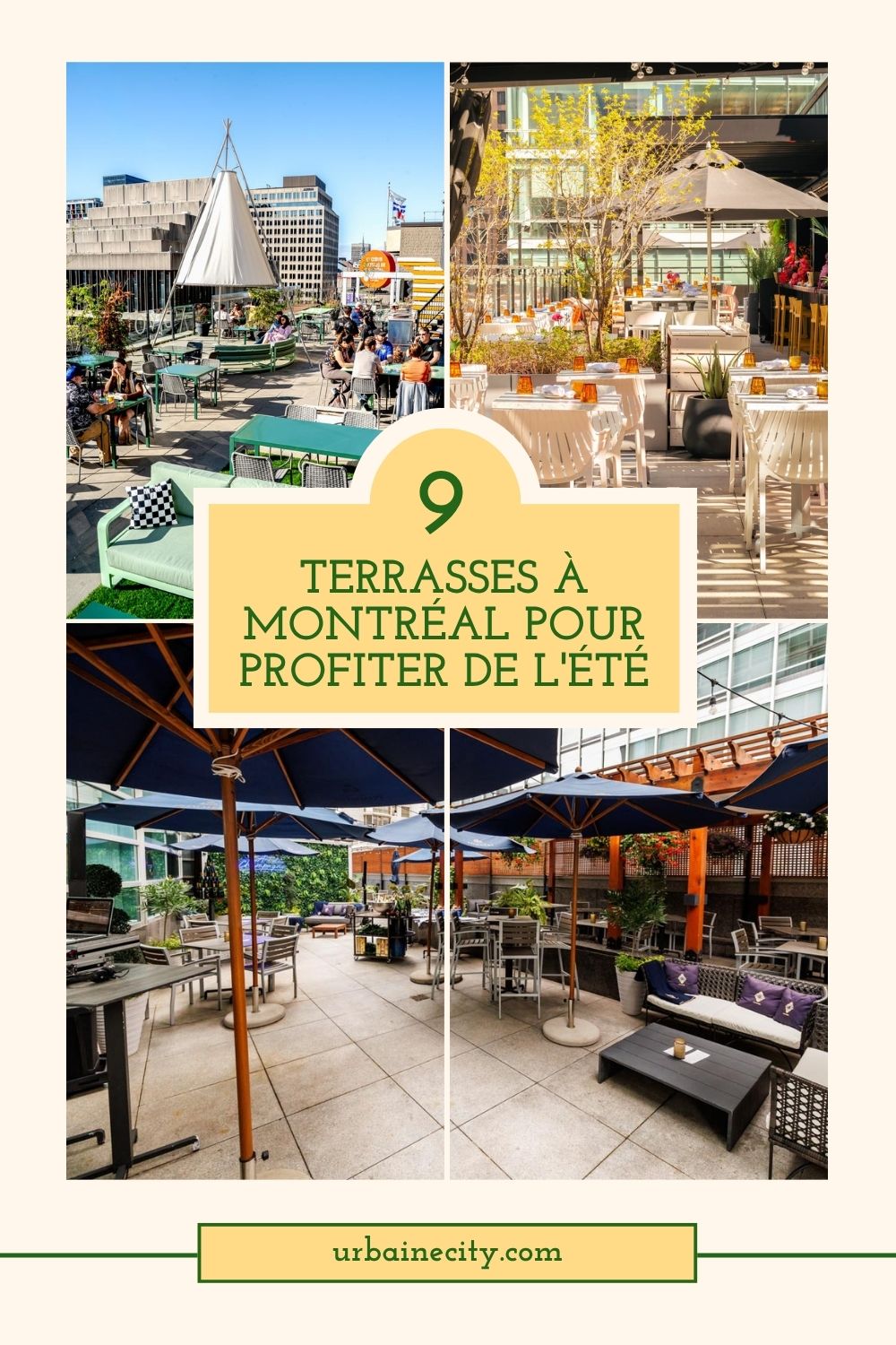 9 terrasses à découvrir à Montréal