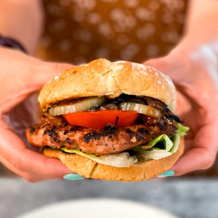Hamburgers saucisses italiennes x boeuf haché